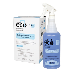 Eco Multi-Purpose Glass Cleaner E13, Spray and Box